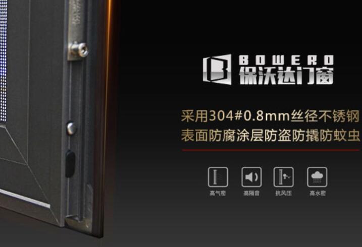 保沃達門窗109斷橋系統窗